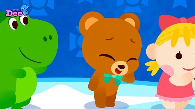 Teddy Bear? | Kids song with Dragon Dee |  Nursery rhymes from mother goose | Robottrains official