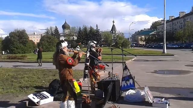 Индейцы жИвОе исполнение