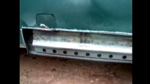Газель Замена порогов под бензобаком 2