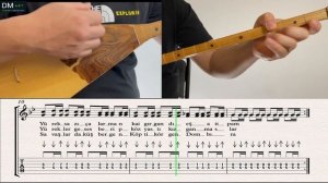 Dombra şarkısı dersi. Урок к игре песни Домбыра. ( Arslanbek Sultanbekov)