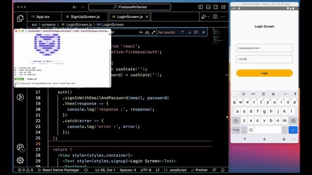 #5 Firebase Authentication, Easy Login for Your App | React Native Firebase Series