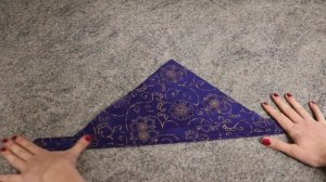 как красиво сложить салфетки 2 вариант!