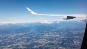 【Flight Tour】Air China CA950 A350-900 From Milano Malpensa  to Beijing