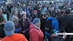 Крупный пожар в Минусинске (Енисей Минусинск)