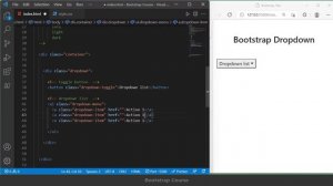 13. Bootstrap Dropdown | تعلم بوتستراب بالكامل | كورس كامل للمبتدئين Bootstrap 5