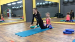 Упражнение - подкачка в гимнастике