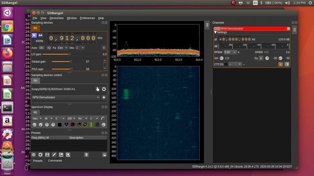 Running sdrangle from docker container with usrp b205mini смотреть онлайн