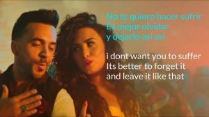 Luis Fonsi ,Demi Lovato Echame LA Culpa Song Lyrics English + Spanish