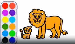 Львица и львёнок