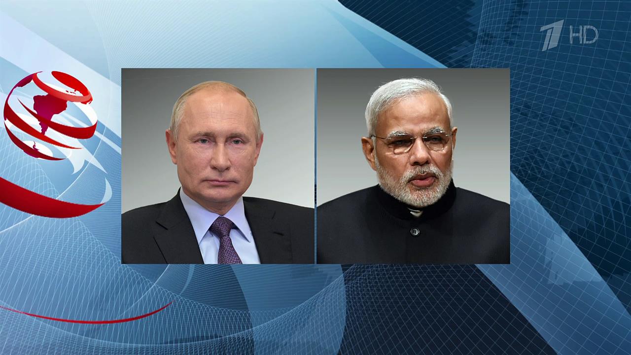 Владимир Путин поздравил премьер-министра Индии Нарендру Моди с победой на парламентских выборах
