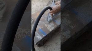 работа пескоструя на примере автодетали