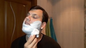 Бритье. Мыло Gentleman`s Nod 01, Baili, Floid SUAVE, помазок SilverTip, лезвия Perma-Sharp SUPER