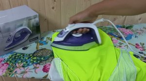 демонстрация работы утюга DEXP NS1600C