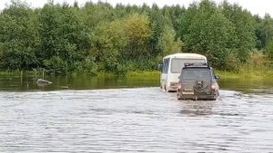 дорога на паром верхняя тойма