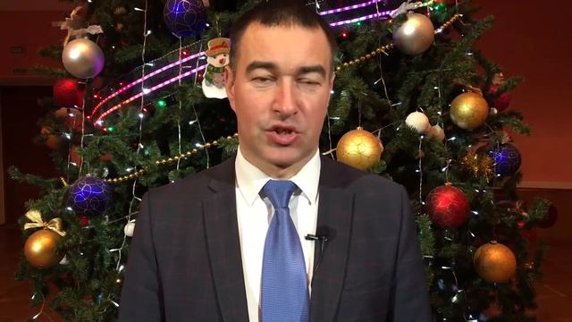 Новогоднее поздравление Александра Сидоренко (31.12.2017) смотреть онлайн