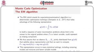 Monte Carlo Method and EM algorithm