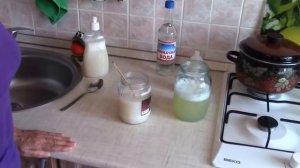 Как сделать жидкое мыло для посуды и уборки в доме.