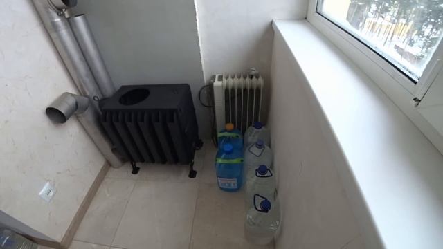 Как мы используем буржуйку в квартире. Что мы делаем, когда нет света. Наши планы на зиму. смотреть онлайн