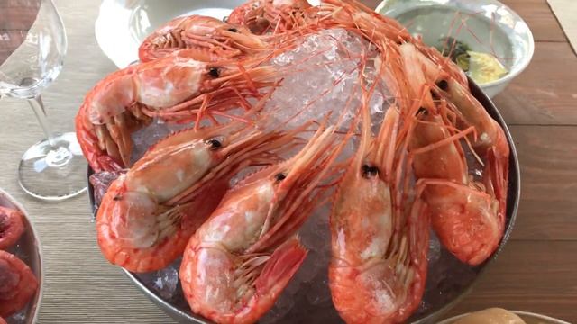 Креветка на льду - углохвостая, северная, гребенчатая - способ подачи смотреть онлайн