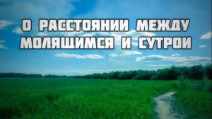 117. О расстоянии между молящимся и сутрой || Ринат Абу Мухаммад