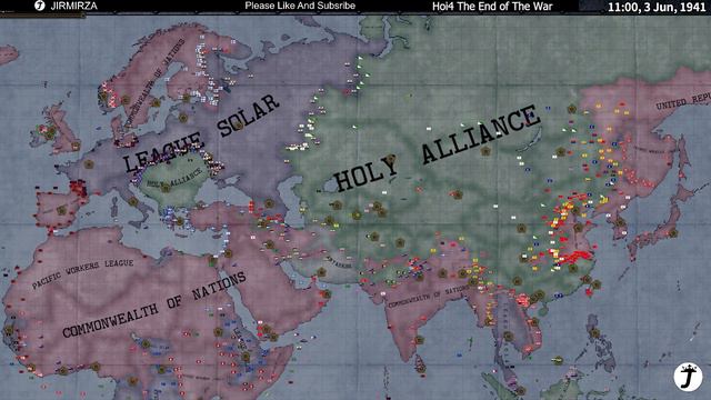 Major Mode Red Flood Timelapse - Hoi4 Timelapse смотреть онлайн