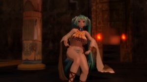 【MMD】 【R-18】 Egypt Miku's Tomb of Flame - Sand Planet