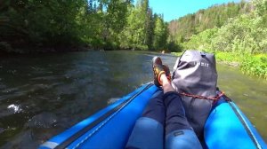 Сплав на пакрафте. Речка Базаиха.