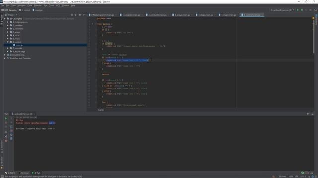 Язык GO - основные понятия, стиль написания, пакеты и типы. Golang. Урок 1