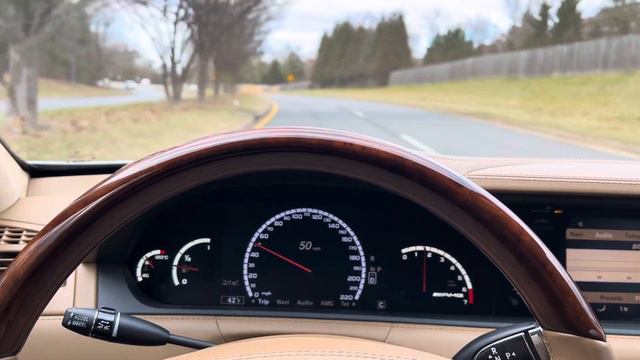 2008 Mercedes Benz CL65 AMG driving video смотреть онлайн