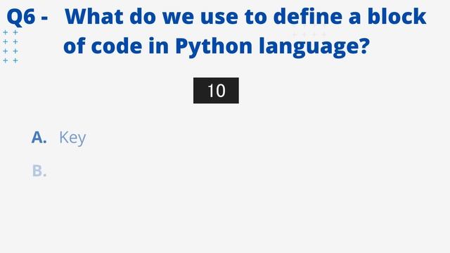 Python MCQ (Multi Choice Questions) with Answers Online Practice Test (Part -1)