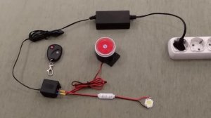 Система оповещения светозвуковая (звук 130Дб, свет 10Вт LED стробоскоп)