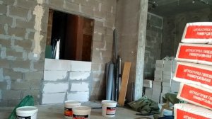 # Ремонт квартиры. Заделка проема газобетонными блоками.