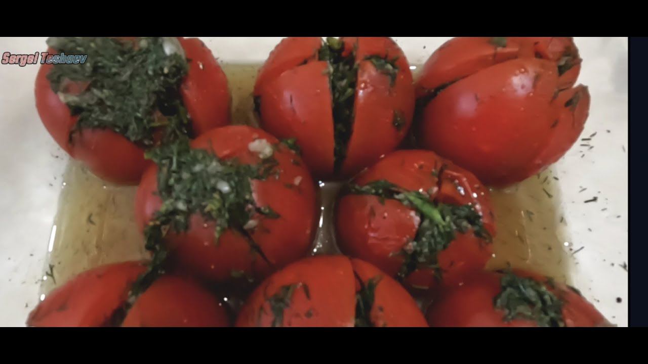 ВКУСНАЯ ЗАКУСКА! #помидор
