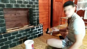 Имитация камина своими руками. Камин для интерьера. Фальш камин. Финал проекта. #Часть3