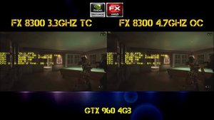 FX 8300 4.7GHz VS FX 8300 3.3GHz | GTX 960 4Gb