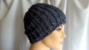 ФАНТАСТИКА! 1 ВЕЧЕР - 1 ШАПКА! ✔ ШАПОЧКА БИНИ НА ДВУХ СПИЦАХ ✔ МАСТЕР КЛАСС