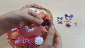 Самодельный шар ЛОЛ Распаковка Бумажный Золотой шар ЛОЛ / 2D LOL Surprise BALL / Вместе с Машей
