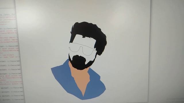 Draw *Vijay* using python ? #beast #thalapathyvijay