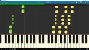 Crystal Waters - gypsy woman synthesia  piano tutorial part 3