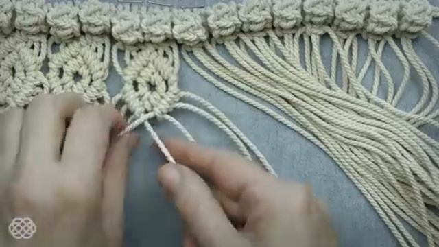 Hanging Macrame Basket DIY Useful Wall Decor смотреть онлайн