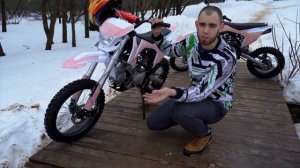 Обзор питбайка SSSR CORE 125 \ Девушка первый раз в седле