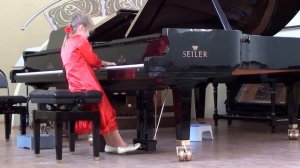 Давнис Ксения исполняет Ф.Шуберт Скерцо си бемоль мажор