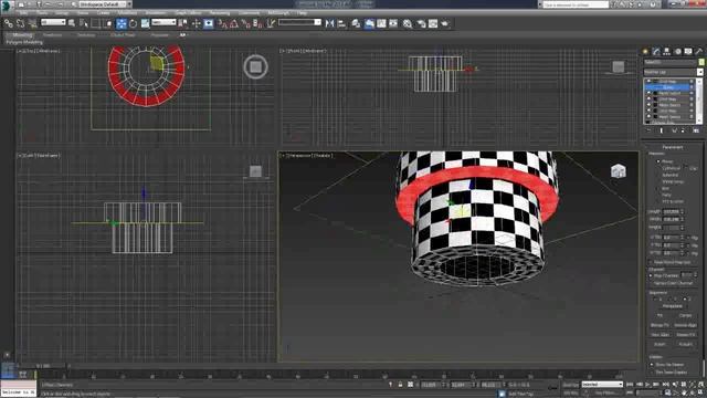 3D Max. Упражнение №18. Проецирование текстур с помощью Checker.