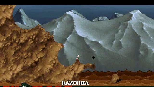 Worms United - Gameplay - kurzes Match смотреть онлайн