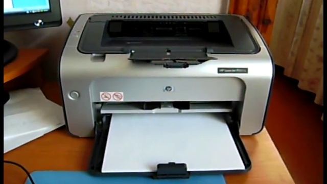 Работа принтера HP LaserJet P1006