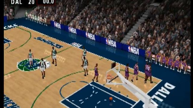NBA Live 99 (PS1) - Phoenix Suns vs. Dallas Mavericks смотреть онлайн