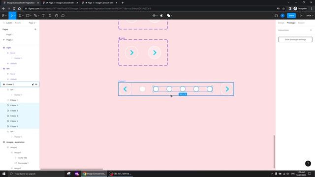 Figma tutorial: Image Carousel with Pagination