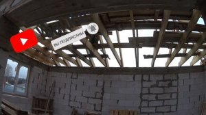 УСТРОЙСТВО ЧЕТЫРЕХСКАТНОЙ КРОВЛИ / ПЛИТЫ ПЕРЕКРЫТИЯ / ГАРАЖ АКОПОВА!