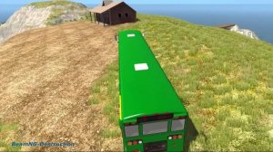 BeamNG drive - School Bus Crashes & Jumps #43