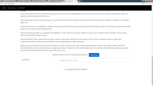 Bootstrap for Website - Create Contact form Video10 смотреть онлайн